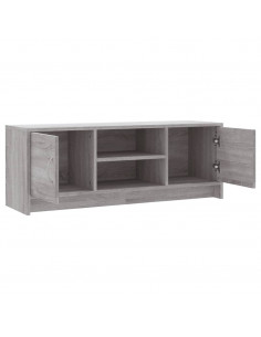 Mobile Porta TV Grigio Sonoma 102x30x37,5 cm Legno Multistrato