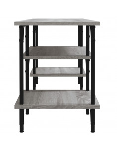 Mobile Porta TV Grigio Sonoma 102x35x45,5 cm Legno Multistrato