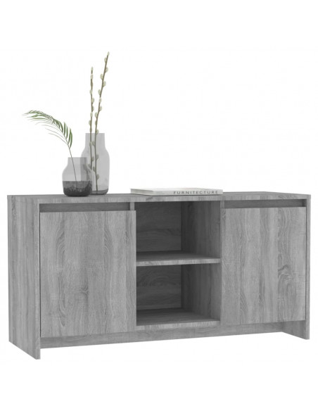 Mobile Porta TV Grigio Sonoma 102x37,5x52,5 cm in Truciolato