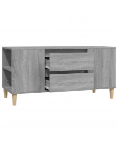 Mobile Porta TV Grigio Sonoma 102x44,5x50 cm Legno Multistrato