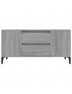 Mobile Porta TV Grigio Sonoma 102x44,5x50 cm Legno Multistrato