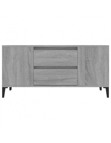 Mobile Porta TV Grigio Sonoma 102x44,5x50 cm Legno Multistrato