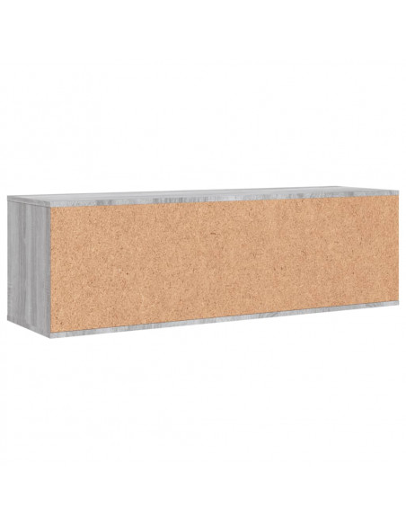 Mobile Porta TV Grigio Sonoma 120x34x37 cm in Legno Multistrato