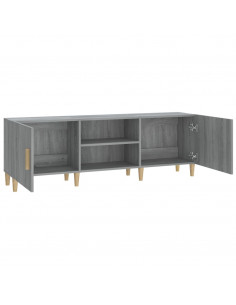 Mobile Porta TV Grigio Sonoma 150x30x50 cm in Legno Multistrato