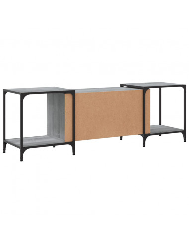 Mobile Porta TV Grigio Sonoma 153x37x50 cm in Legno Multistrato