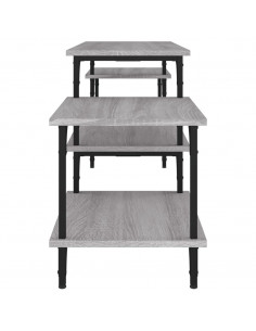 Mobile Porta TV Grigio Sonoma 157x35x52 cm in Legno Multistrato