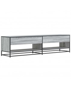 Mobile Porta TV Grigio Sonoma 180,5x40x46 cm in Truciolato