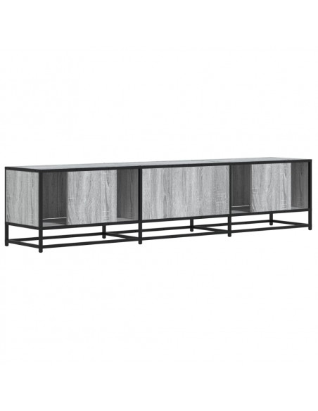 Mobile Porta TV Grigio Sonoma 180x35x41 cm in Truciolato