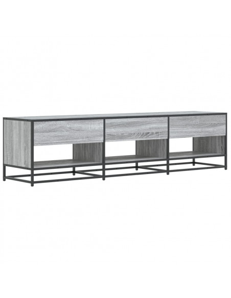 Mobile Porta TV Grigio Sonoma 180x40x46 cm in Truciolato