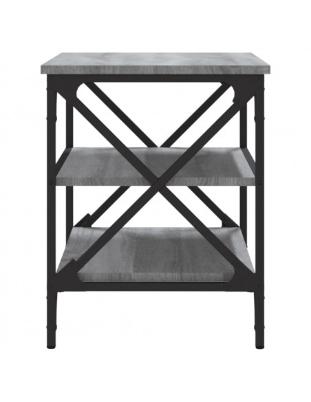 Mobile Porta TV Grigio Sonoma 60x40x50 cm in Legno Multistrato