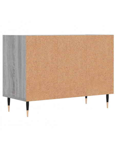 Mobile Porta TV Grigio Sonoma 69,5x30x50cm in Legno Multistrato