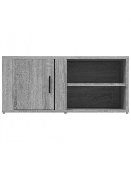 Mobile Porta TV Grigio Sonoma 80x31,5x36 cm Legno Multistrato