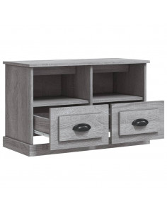 Mobile Porta TV Grigio Sonoma 80x35x50 cm in Legno Multistrato