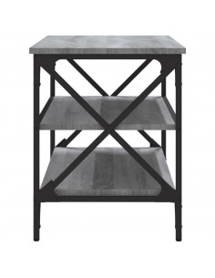 Mobile Porta TV Grigio Sonoma 80x40x50 cm in Legno Multistrato