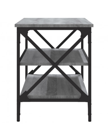 Mobile Porta TV Grigio Sonoma 80x40x50 cm in Legno Multistrato
