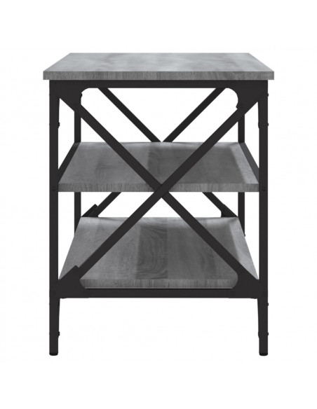Mobile Porta TV Grigio Sonoma 80x40x50 cm in Legno Multistrato