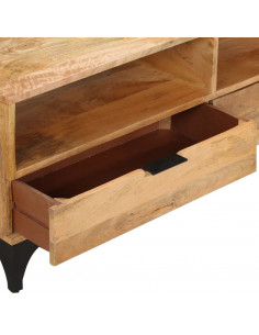Mobile Porta TV in Legno di Mango 120x35x45 cm