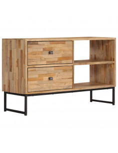 Mobile Porta TV in Legno di Teak di Recupero 90x30x55 cm