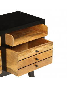 Mobile Porta TV in Legno Massello di Mango 120x30x50 cm