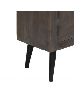 Mobile Porta TV in Legno Massello di Mango 140x30x45 cm