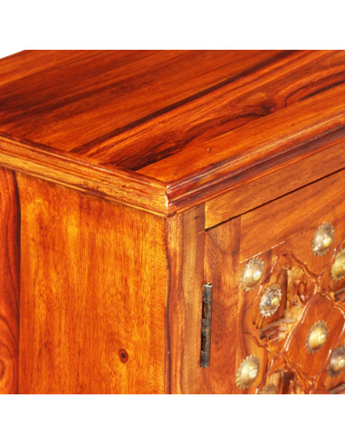 Mobile Porta TV in Legno Massello di Sheesham 120x30x40 cm