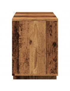 Mobile Porta TV Legno Antico 130x35x50 cm in Legno Multistrato