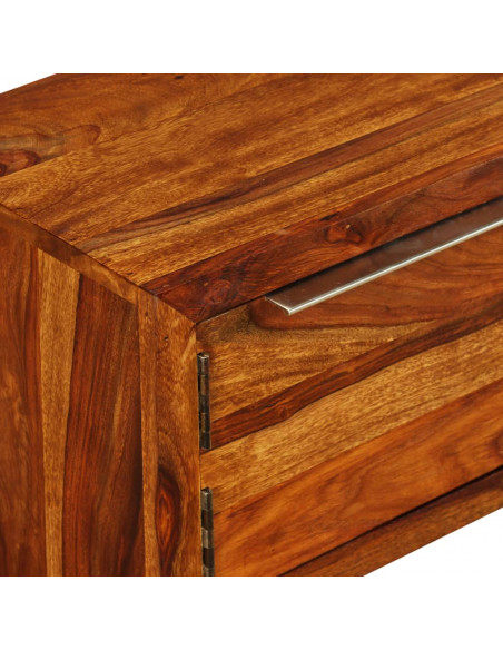 Mobile Porta TV Legno Massello di Sheesham 120x30x30 cm
