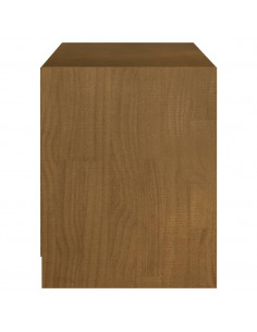 Mobile Porta TV Marrone Miele 104x33x41 cm in Legno di Pino