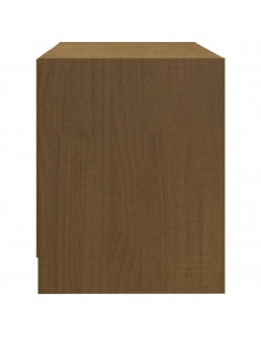 Mobile Porta TV Marrone Miele 80x31x39 cm in Legno di Pino