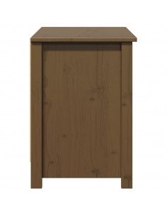 Mobile Porta TV Miele 103x36,5x52 cm in Legno Massello di Pino