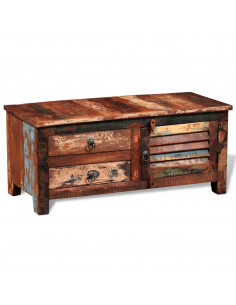 Mobile Porta TV Multimediale in Legno Massello di Recupero