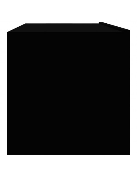 Mobile Porta TV Nero 100x30x30 cm in Legno Multistrato