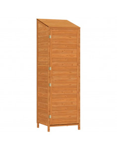 Capanno da Giardino Marrone 55x52x174,5 cm Legno Massello Abete 2