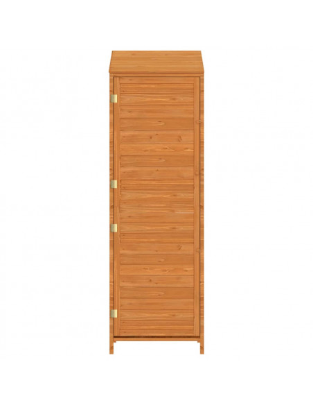 Capanno da Giardino Marrone 55x52x174,5 cm Legno Massello Abete