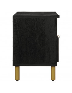 Mobile Porta TV Nero 100x33x46 cm in Legno Multistrato