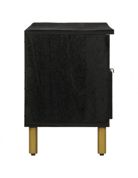 Mobile Porta TV Nero 100x33x46 cm in Legno Multistrato