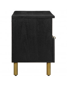 Mobile Porta TV Nero 100x33x46 cm in Legno Multistrato