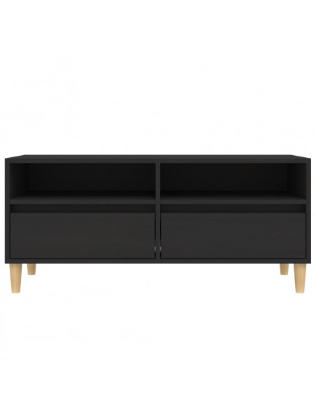 Mobile Porta TV Nero 100x34,5x44,5 cm in Legno Multistrato