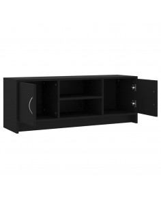 Mobile Porta TV Nero 102x30x37,5 cm in Legno Multistrato