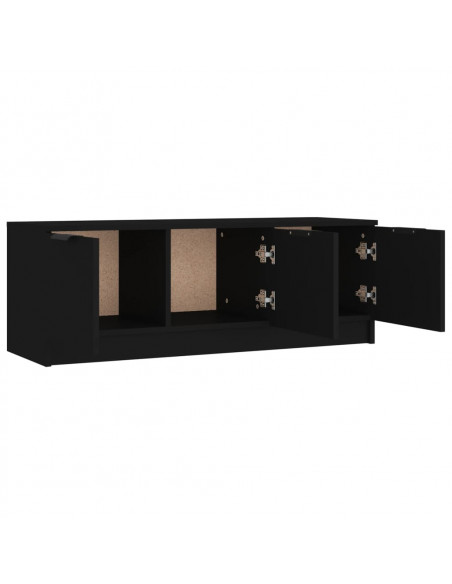 Mobile Porta TV Nero 102x35x36,5 cm in Legno Multistrato