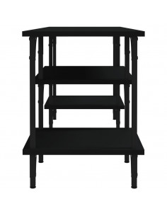 Mobile Porta TV Nero 102x35x45,5 cm in Legno Multistrato