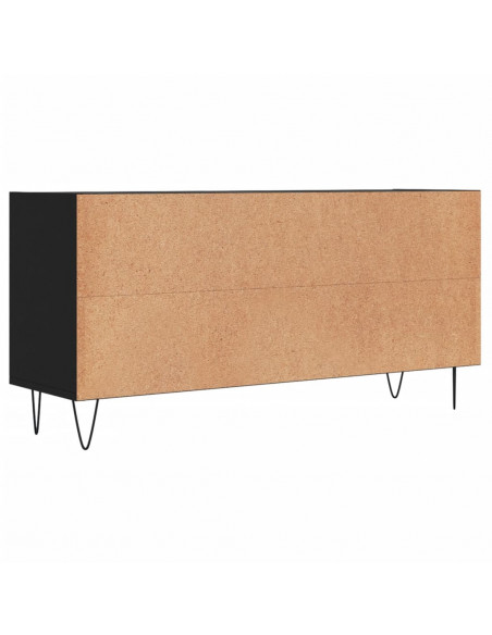 Mobile Porta TV Nero 103,5x30x50 cm in Legno Multistrato