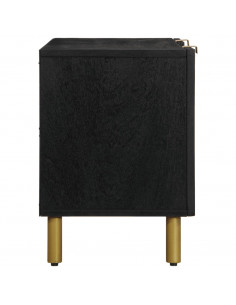 Mobile Porta TV Nero 105x33x46 cm in Legno Multistrato