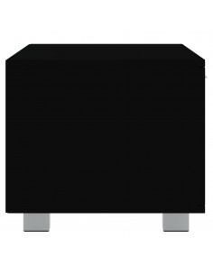 Mobile Porta TV Nero 120x40,5x35 cm in Legno Multistrato