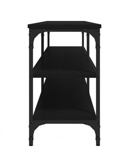 Mobile Porta TV Nero 140x30x50 cm in Legno Multistrato