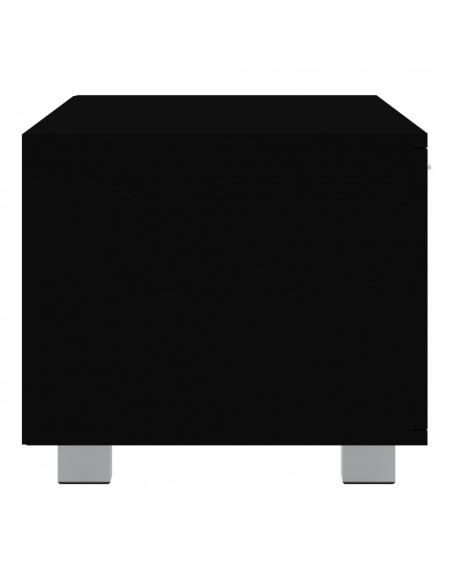 Mobile Porta TV Nero 140x40,5x35 cm in Legno Multistrato
