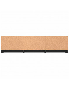 Mobile Porta TV Nero 140x40x35,5 cm in Legno Multistrato