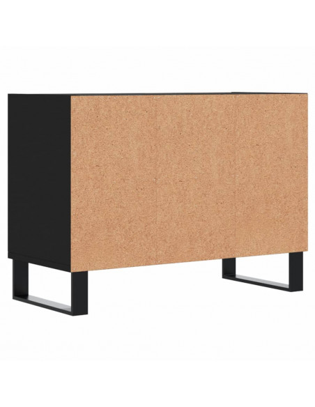 Mobile Porta TV Nero 69,5x30x50 cm in Legno Multistrato