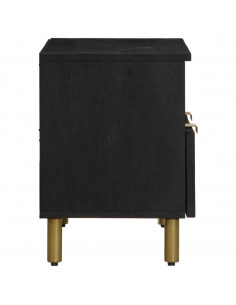 Mobile Porta TV Nero 70x33x46 cm in Legno Multistrato