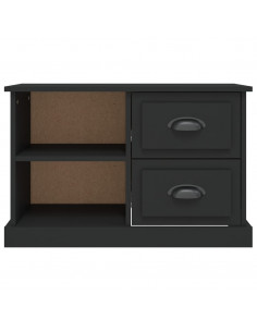 Mobile Porta TV Nero 73x35,5x47,5 cm in Legno Multistrato